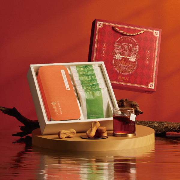 豐原禮遇茶語禮盒（鳳梨酥12入+南非國寶茶6入） 