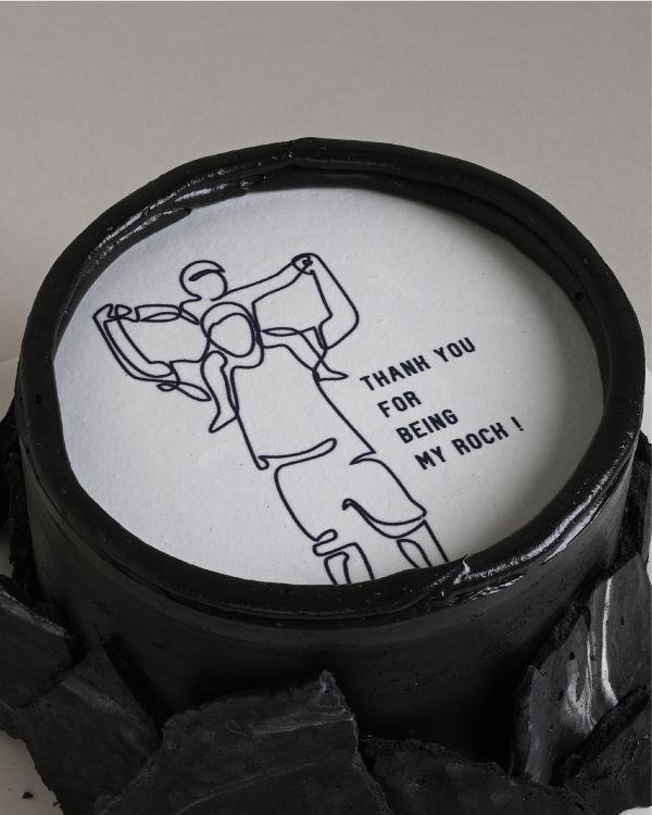 You're My Rock 燃燒蛋糕 燃燒蛋糕 酷酷風格 父親節 男士蛋糕 送男生