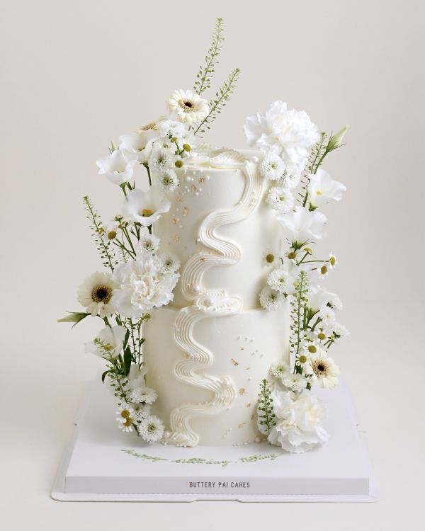 花精靈 鮮花蛋糕 結婚蛋糕 婚禮 仙女蛋糕 送女生 氣質蛋糕