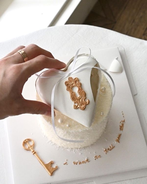 暖心「敲敲」話 造型蛋糕 清人節蛋糕 送女生 女生蛋糕 愛心 敲敲蛋糕 驚喜球