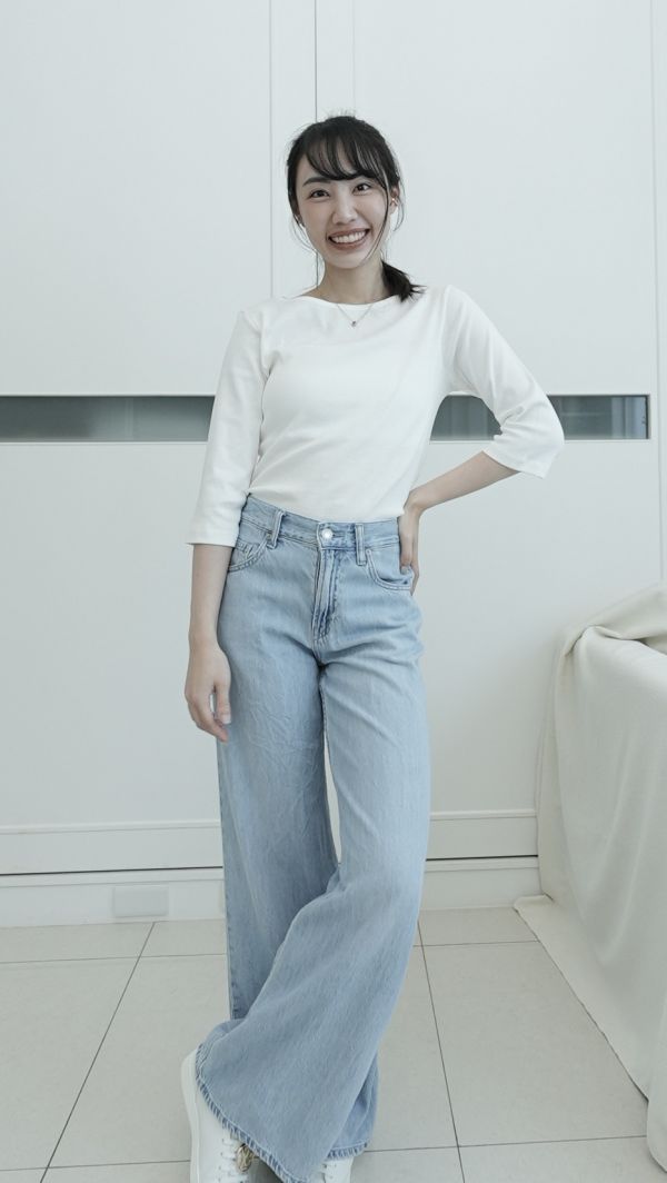 (現貨)韓國製-絲光酵素洗柔軟純棉上衣（白） 