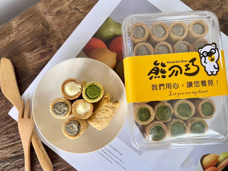 經典雙茶包心蛋捲-原味+伯爵紅茶+靜岡抹茶 