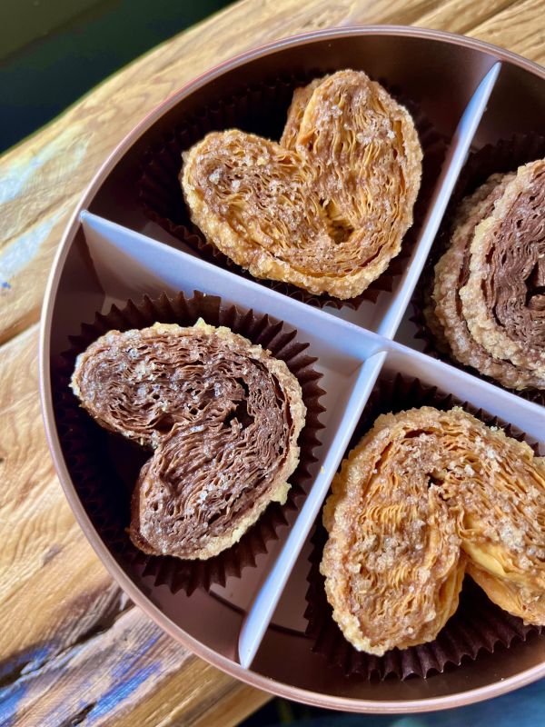 千層蝴蝶酥鐵盒｜原味・巧克力｜限定提袋贈禮 