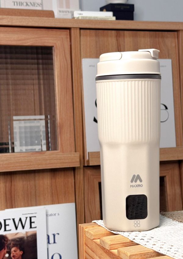 MAXRO 暖飽杯雙電壓智能溫控熱水壺．贈品牌提袋 
