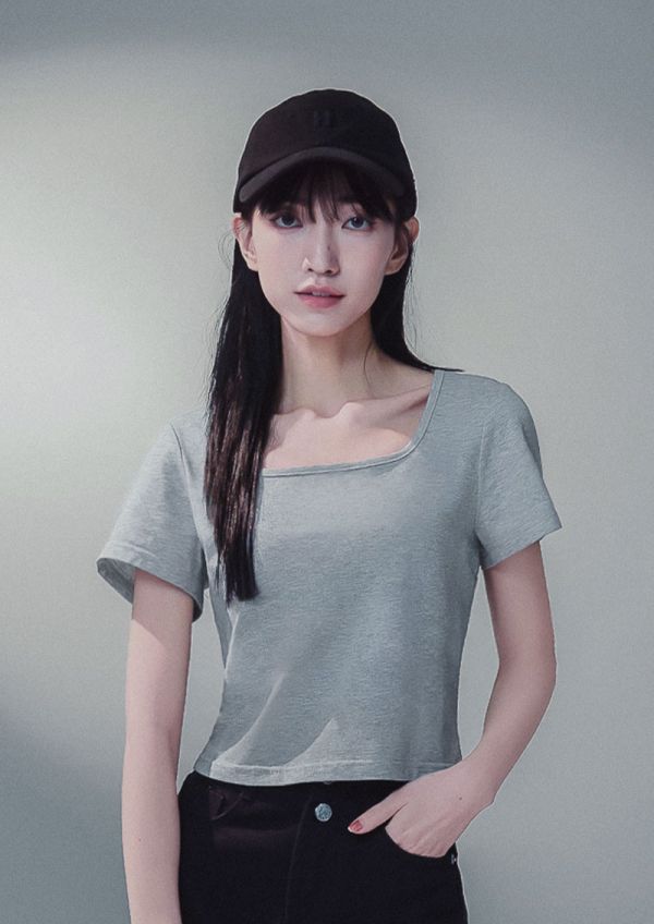 HUE 方領冰磁除臭T 