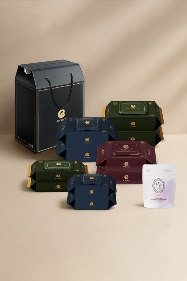 ENBLANC 尊爵黑濕紙巾禮盒組 