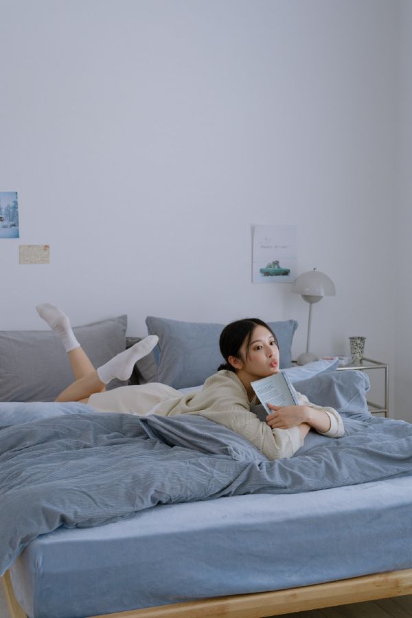 翔仔居家 小條絨暖暖厚被 