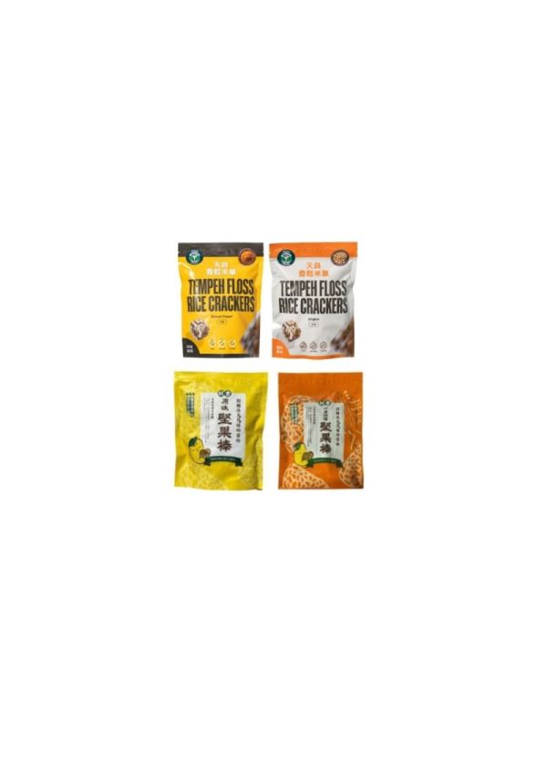 翔鶴佳 天貝香鬆米菓堅果棒4包優惠組 