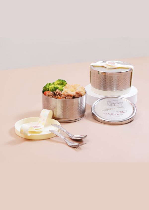 KOMx角落小夥伴 ECO易扣隔熱便當盒 