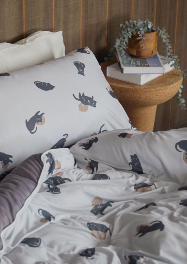 久賴 呼呼被床包組．雙人特大4件組 