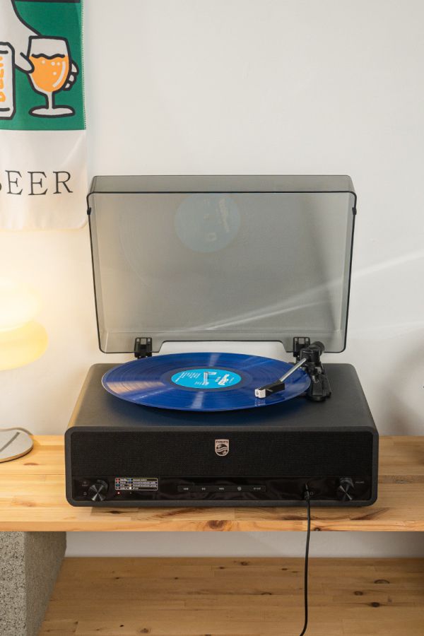 PHILIPS 百年紀念All-in-one黑膠唱片藍牙音箱 