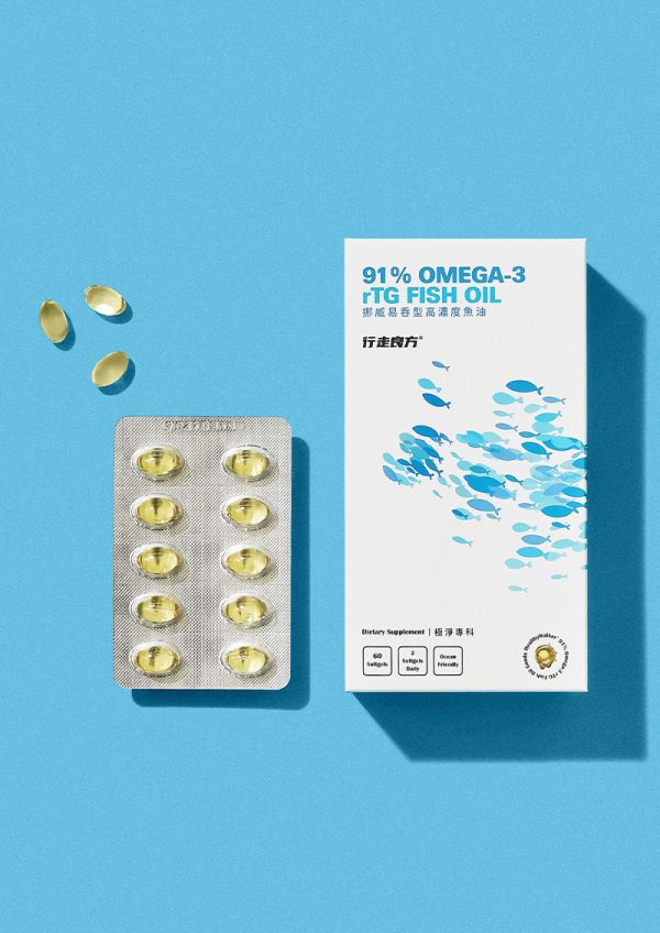 行走良方 挪威91%易吞型高濃度魚油 