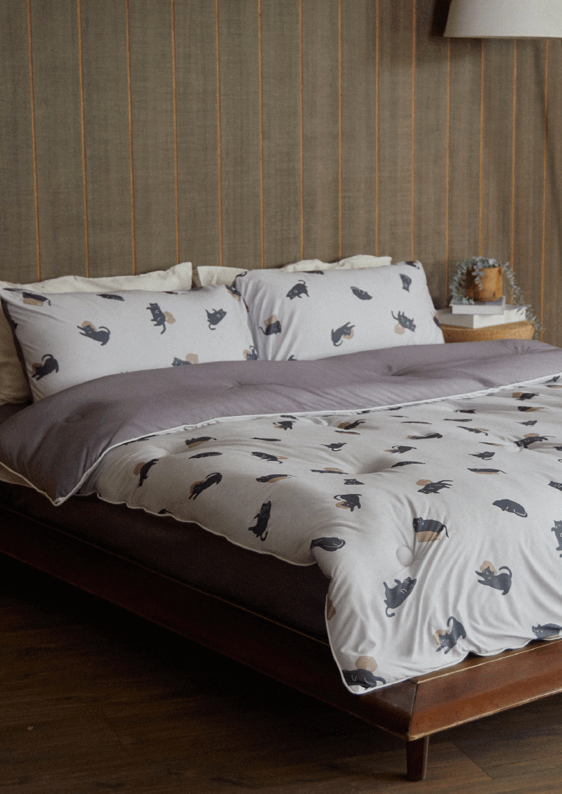 久賴 呼呼被床包組．雙人特大4件組 