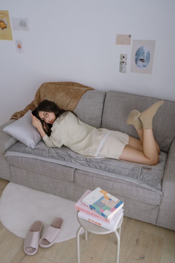 翔仔居家 熊暖沙發墊．雙人 