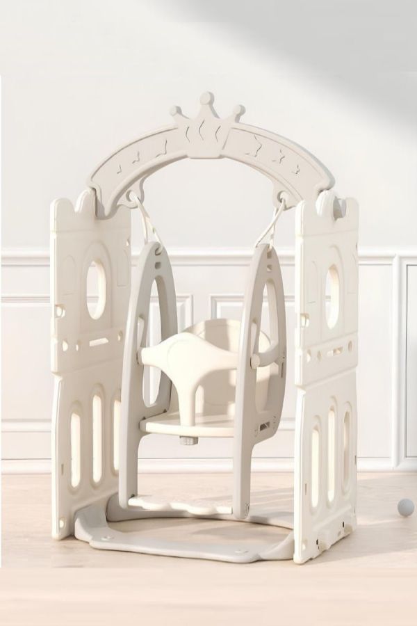 LILIKOKO 北歐風城堡鞦韆滑梯 