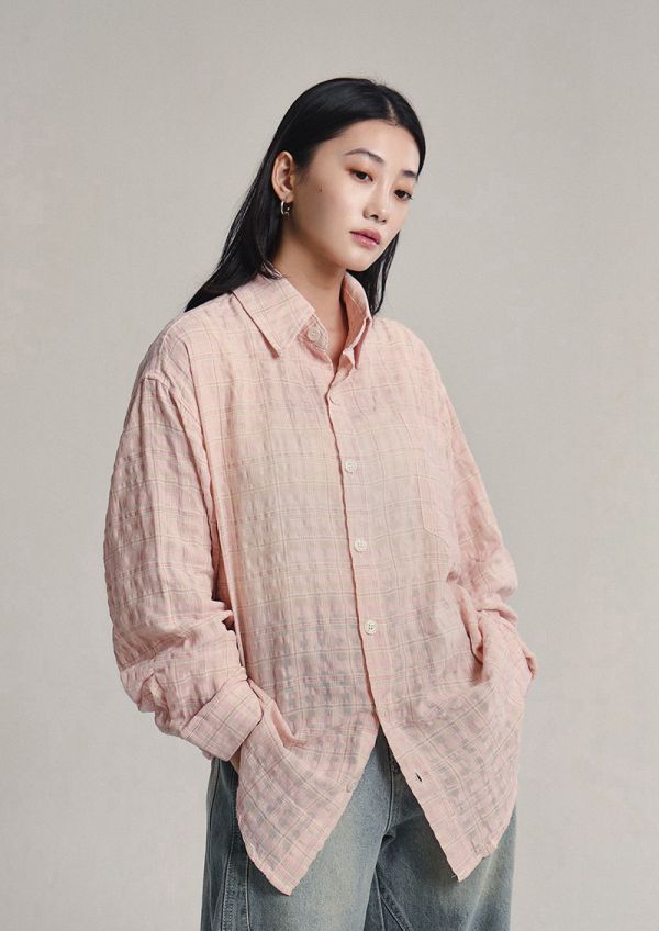 寬鬆休閒襯衫 