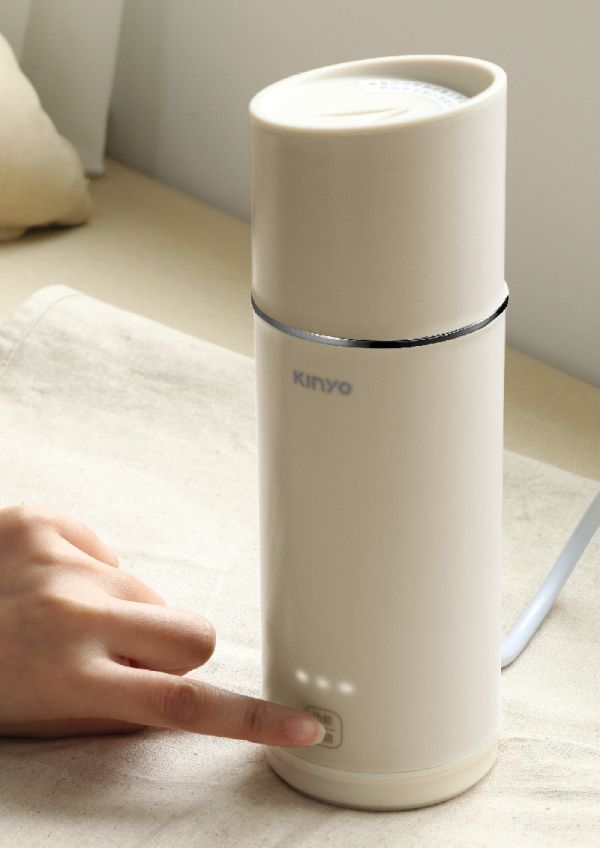 KINYO 溫控寬電壓快煮杯-白 