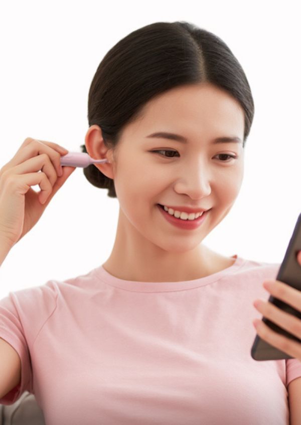 BEBIRD 3 EARCARE PLUS 智能可視掏耳棒．櫻花粉 