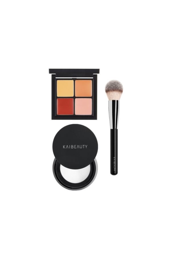 KAIBEAUTY 空氣感無瑕底妝組．贈勻粉刷 