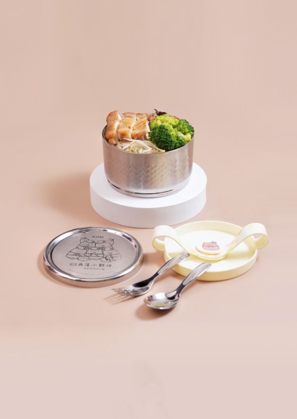 KOMx角落小夥伴 ECO易扣隔熱便當盒 