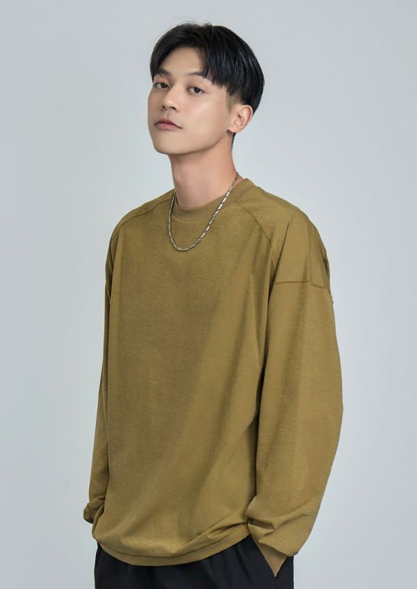 高彈輕量透氣長T 