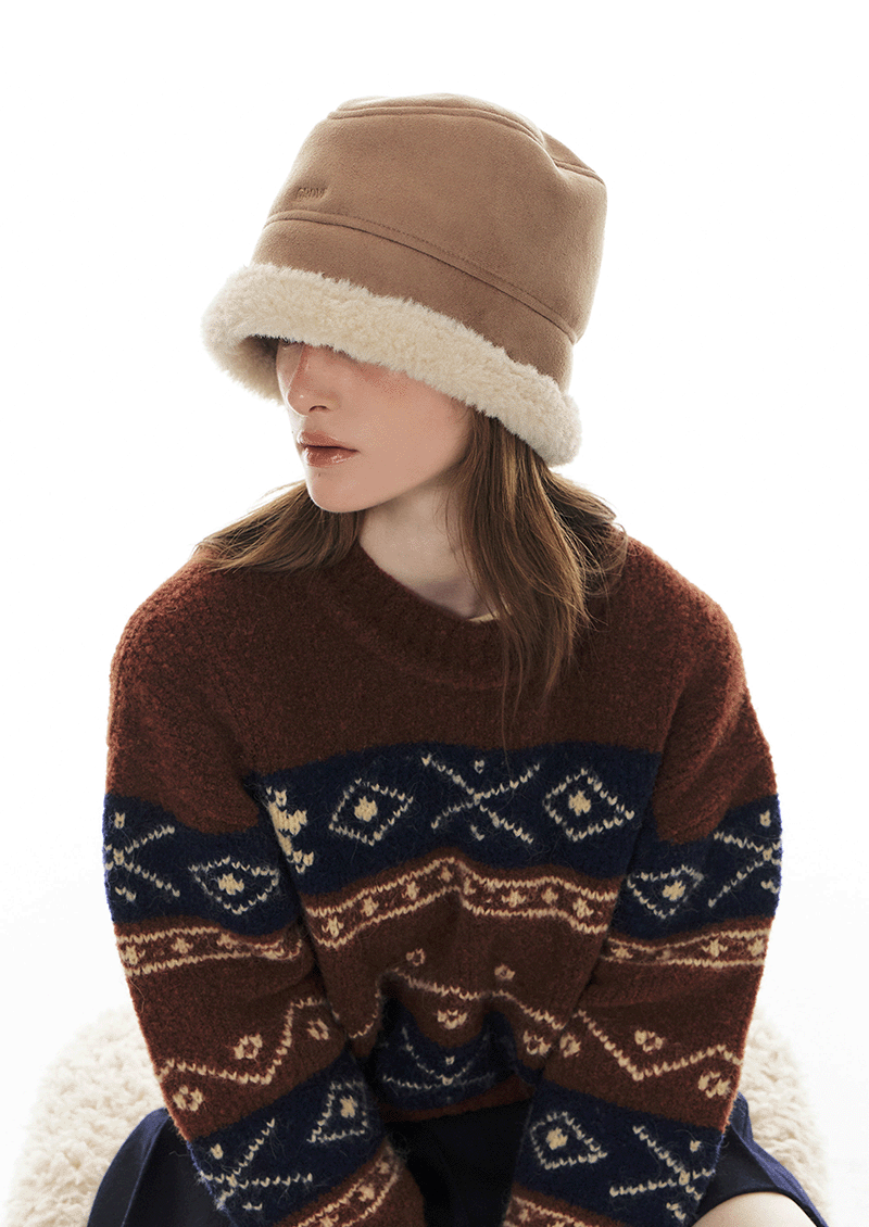 GROVE SHEARLING MUSTANG HAT 
