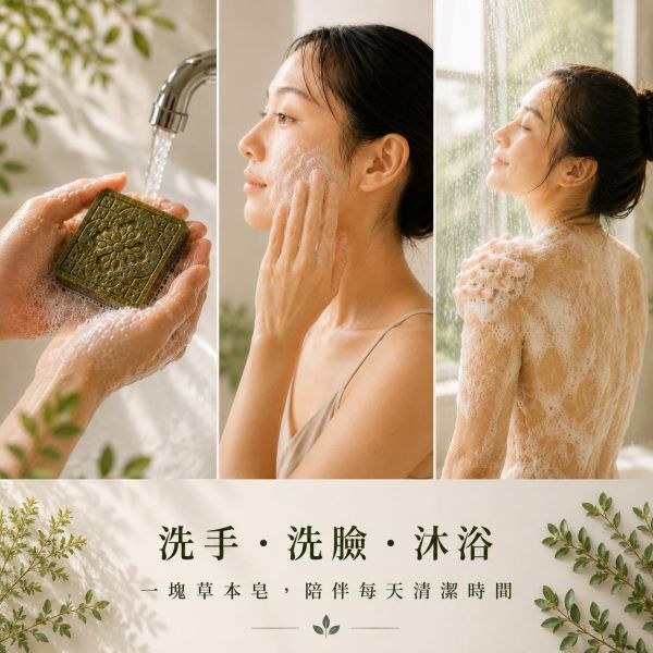 三合一手工平安皂 三合一草本皂, 平安香皂, 艾草手工皂, 芙蓉香皂, 抹草香皂, 草本手工皂, 天然冷製香皂, 無添加香皂, 敏感肌香皂推薦, 草本潔淨香皂, 自然皂手作坊