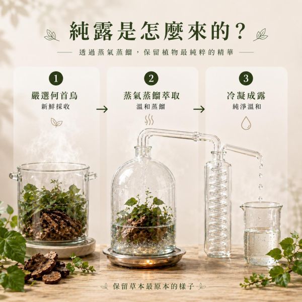 何首烏純露｜草本蒸餾原液 何首烏純露,何首烏頭皮保養,頭皮清爽噴霧,頭皮保養推薦,草本純露,天然純露推薦,頭皮出油保養,頭皮噴霧,何首烏產品,頭皮舒緩保養