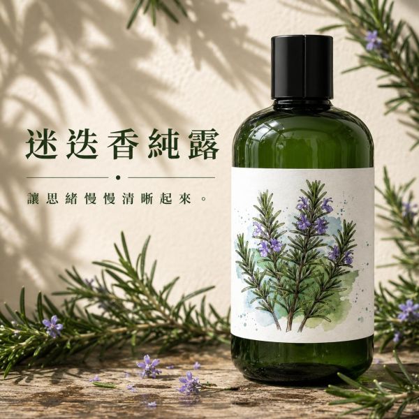 迷迭香純露｜草本蒸餾原液 迷迭香純露、迷迭香花水、迷迭香蒸餾純露、草本純露推薦、天然純露、純露噴霧、500ml純露、迷迭香保養、草本保養、苗栗手工純露、自然皂手作坊、迷迭香花水推薦、純露補水、植物純露、天然草本純露