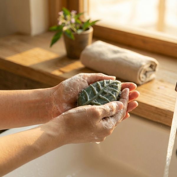 三葉埔姜手工皂 三葉埔姜手工皂, 三葉埔姜, 天然手工皂, 草本手工皂, 舒緩肌膚皂, 敏感肌適用手工皂, 無添加手工皂, 草本清潔, 植物手工皂