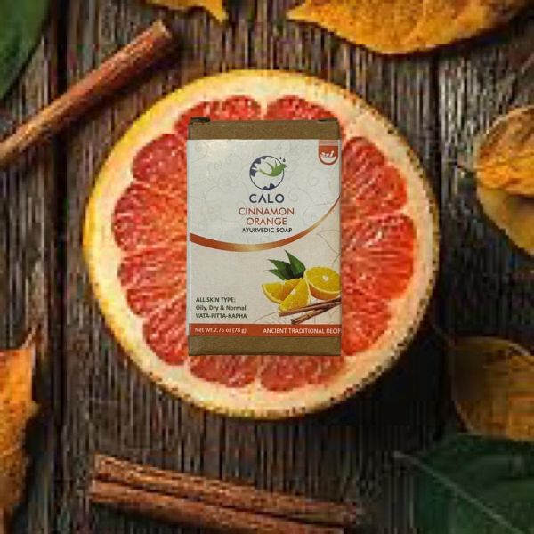 印度阿育吠陀天然草本精油手工皂-肉桂甜橙 