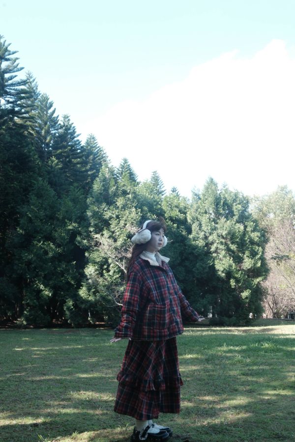 英格蘭小鬆餅 羊羔毛2way套裝 