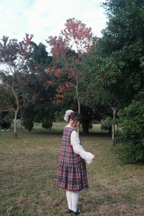 冬日森林背心洋裝 