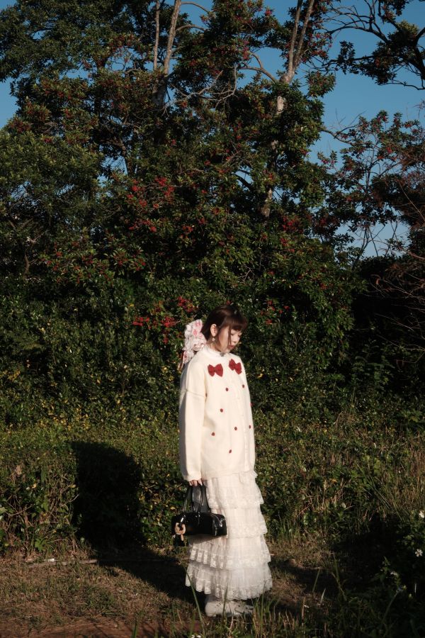 一眼心動ᰔ奶油針織毛衣 