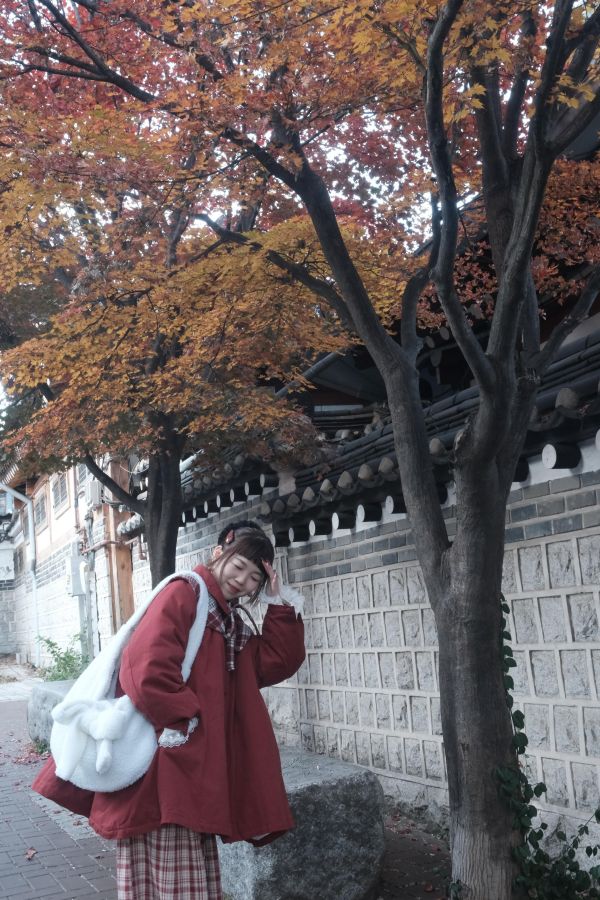 小魔女斗篷外套-附領片 