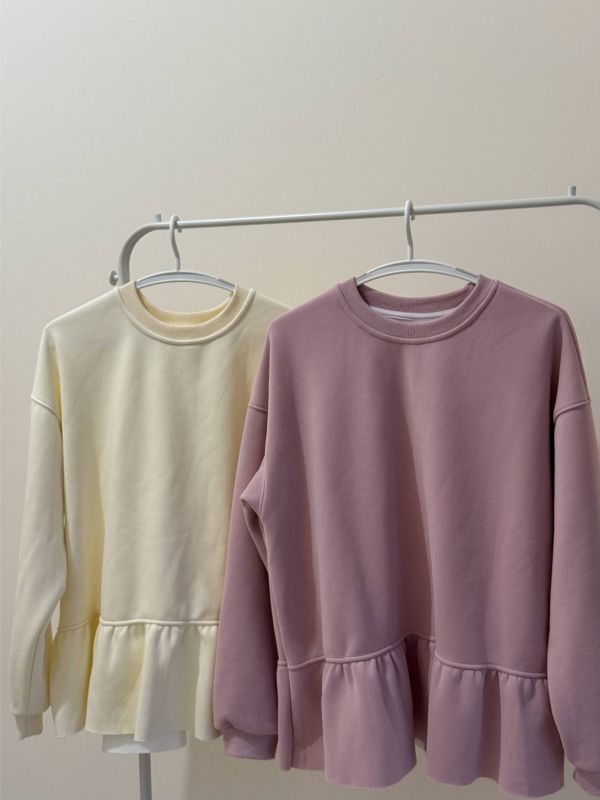 百搭花邊內搭棉上衣 