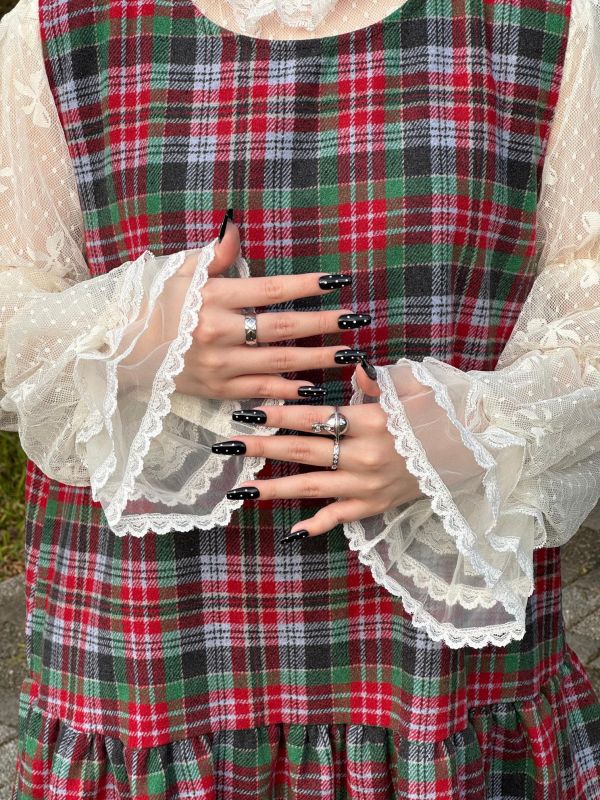 我的夢中情衫 多層蕾絲袖上衣 