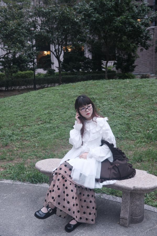 仙女下凡 重工蕾絲襯衫 