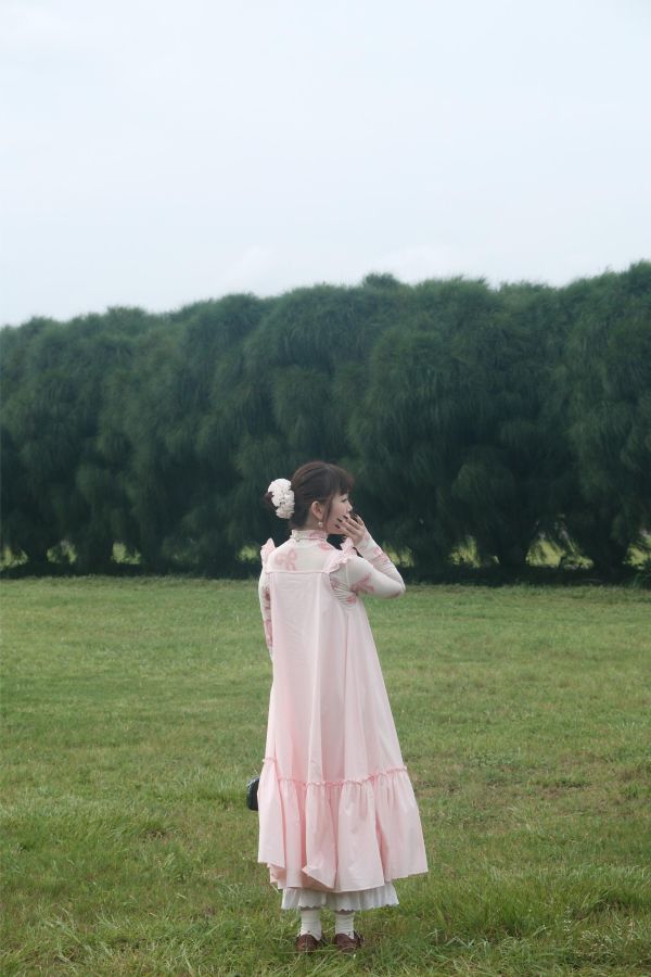 ⋆⑅˚₊Rosy Pastel糖霜雲朵洋裝 