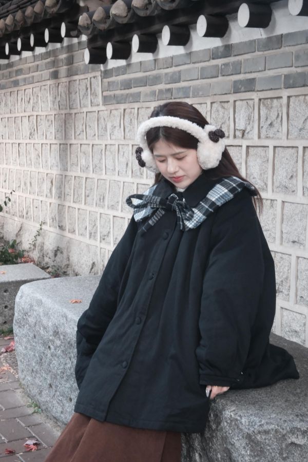 小魔女斗篷外套-附領片 