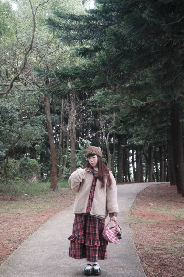 英格蘭小鬆餅 羊羔毛2way套裝 