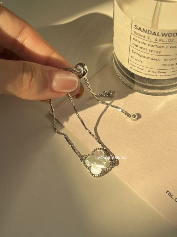 美國輕奢飾品 Adornia 白色貝母手鏈 