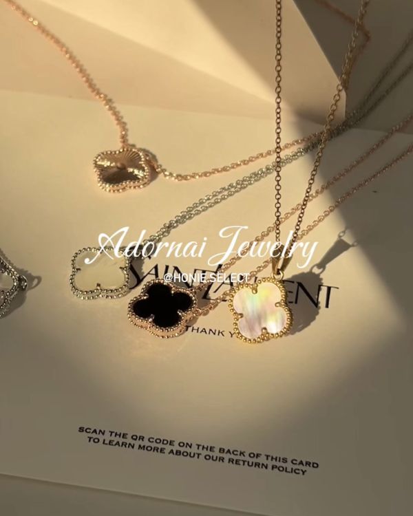 美國輕奢飾品 Adornia幸運草項鍊 