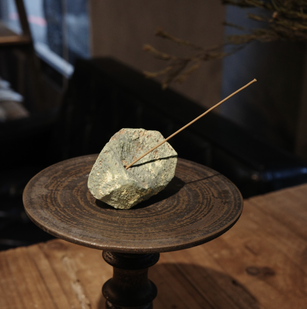 野火製陶 - 陶製仿礦石香插 (S)  #3 