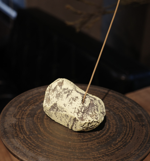 野火製陶 - 陶製仿礦石香插 (S) #5 