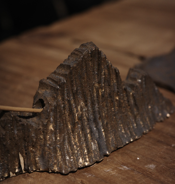 野火製陶- 島嶼山座｜線香座、盤 