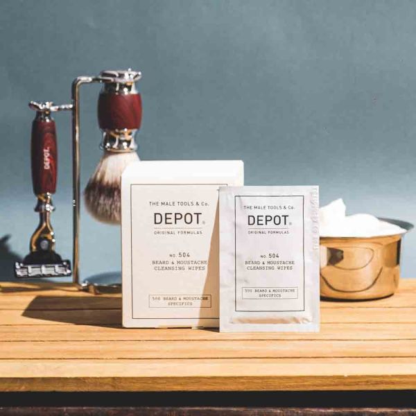 DEPOT no.504 鬍鬚清潔紙巾 