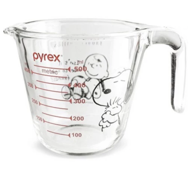 美國康寧 Pyrex 史努比圖案 SNOOPY 單耳量杯【快速出貨】1L=1000ml/500ml/250ml 