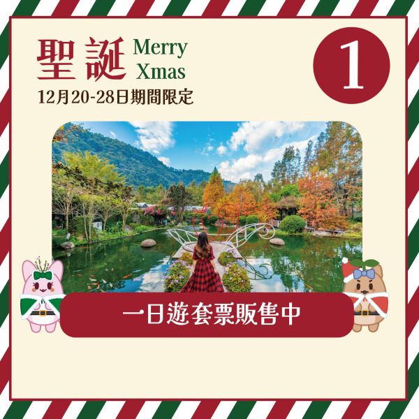 聖誕・紅綠派對套票1~ (一日遊) 