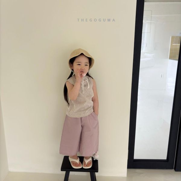 無印素色9分寬版長褲 韓國童裝,男童夏裝,中性童裝,童裝推薦,2026夏季童裝,男童穿搭,韓系童裝,中性穿搭,韓國代購